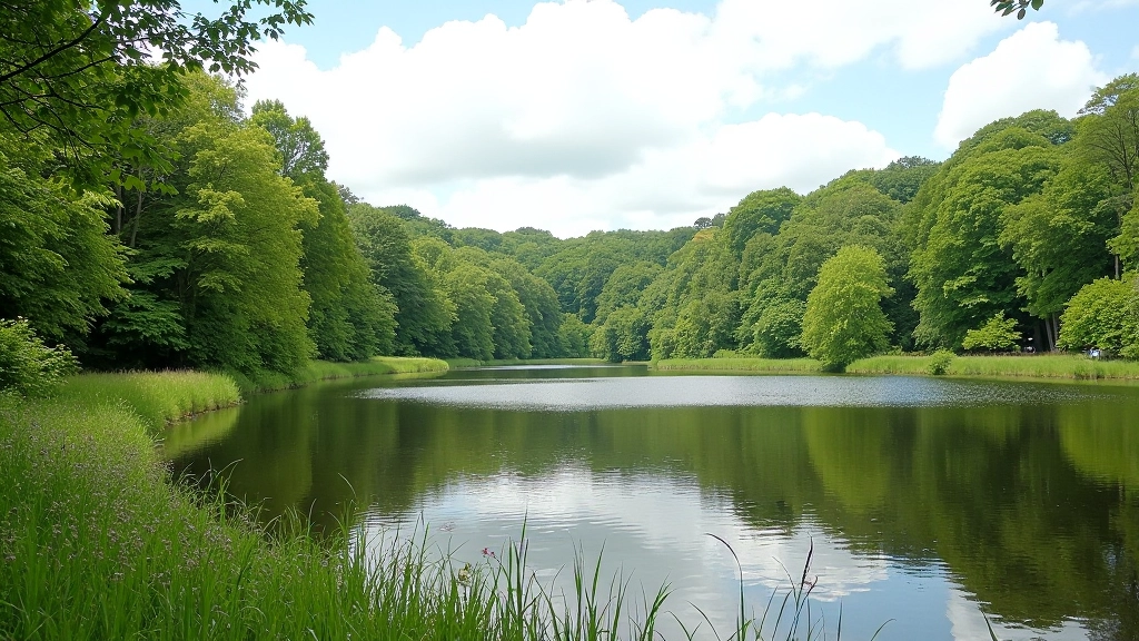 Lough Key Forest Park scenic lake and forest landscape in County Roscommon